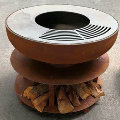 Fire Pit with Grill