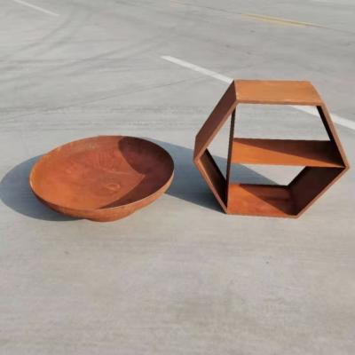 Fire Pit and Wood Storage